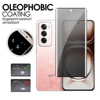 Oppo Reno 12 Pro 5G 2024 Cong Bảo Vệ Màn Hình Kính Cường Lực Bảo Vệ Màn Hình 2in1 full Cover Phim Bảo Vệ Điện Thoại Cho OPPO Reno12 Reno12Pro Ống Kính Máy Ảnh F