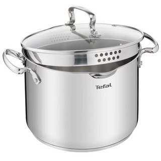 Nồi inox thân cao Tefal Duetto Plus 2 size 22/28cm - Tương thích với mọi loại bếp