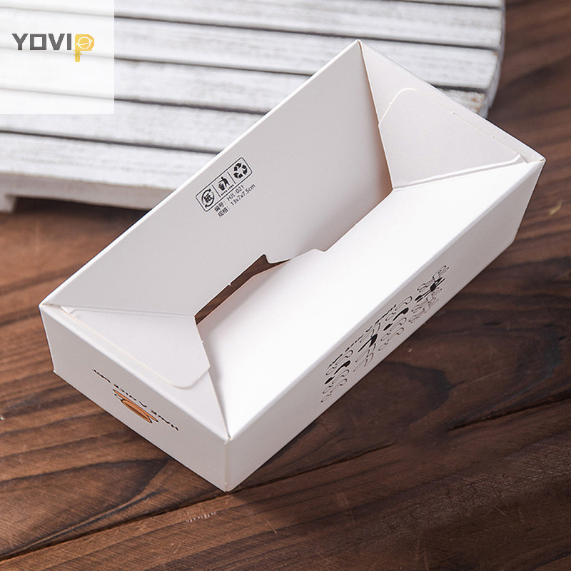 Yovip 10 Chiếc Hoạt Hình Gói Thực Phẩm Hộp Giấy Bánh Mì Nướng Sandwich Burger Bữa Sáng Takeaway Bento Dùng Một Lần Hộp Đóng Gói Nhà Hàng VN