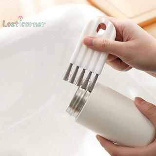 [Lostcorner] al Bàn chải làm sạch Nắp cốc có thể uốn cong Bàn chải góc chết Đồ dùng nhà bếp gia đình [Mới]