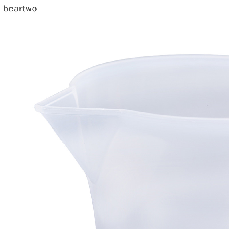 < Beartwo > Cốc đo lường bằng nhựa Tay cầm dày Vỏ niêm phong Đồ dùng nấu ăn nhà bếp Đẹp