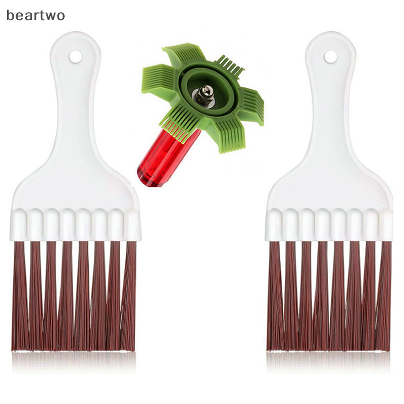 < Beartwo > Bàn chải làm sạch điều hòa vây Bàn chải ngưng tụ tản nhiệt bằng thép không gỉ Đẹp