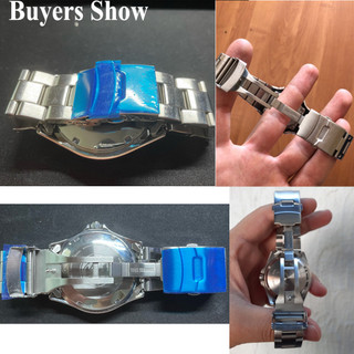 Diver Dây Đeo Đồng Hồ Khóa 18mm 20mm 22mm 24mm Khóa Thép Không Gỉ Khóa Đồng Hồ Khóa Lặn Phong Cách Gấp Khóa Cho Seiko 5 TUNA Samurai SKX007 SKX009 Nam Nữ
