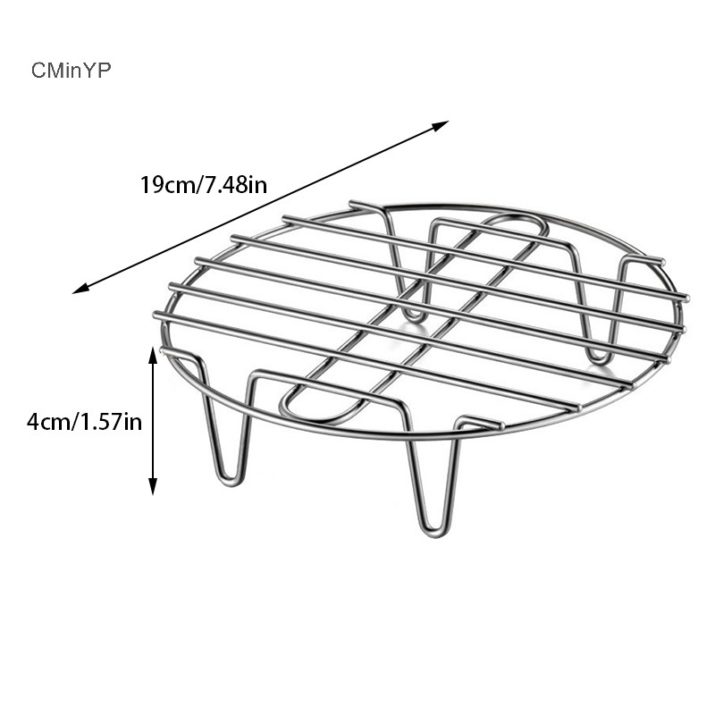 Cminyp Nồi Inox Nồi Hấp Giá Nấu Nướng Nồi Đứng Airfryer Nướng Phụ Kiện Thực Phẩm Nhà Bếp Hấp Giá Glory