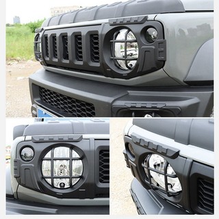 Xe Phía Trước Đèn Pha Dành Cho Xe Suzuki Jimny JB64 Sierra JB74W 2019-2023 Sửa Đổi Đèn Pha Bảo Vệ Phụ Kiện Thay Thế 1 Cặp