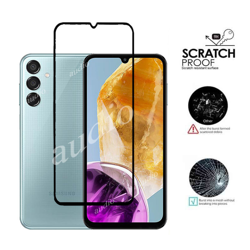 3 Kính Cường Lực Cho Samsung Galaxy M15 M35 M55 4G 5G 2024 Bảo Vệ Màn Hình Điện Thoại Vỏ Kính Bảo Vệ Phim Cho Samsung M15 M35 M55 SamsungM55 5G 4G 9H HD Chống Trầy Xước