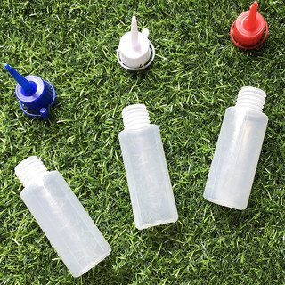 Chai bóp nhựa trong suốt Srvn 60ml dành cho đồ thủ công keo nghệ thuật có thể đổ lại.