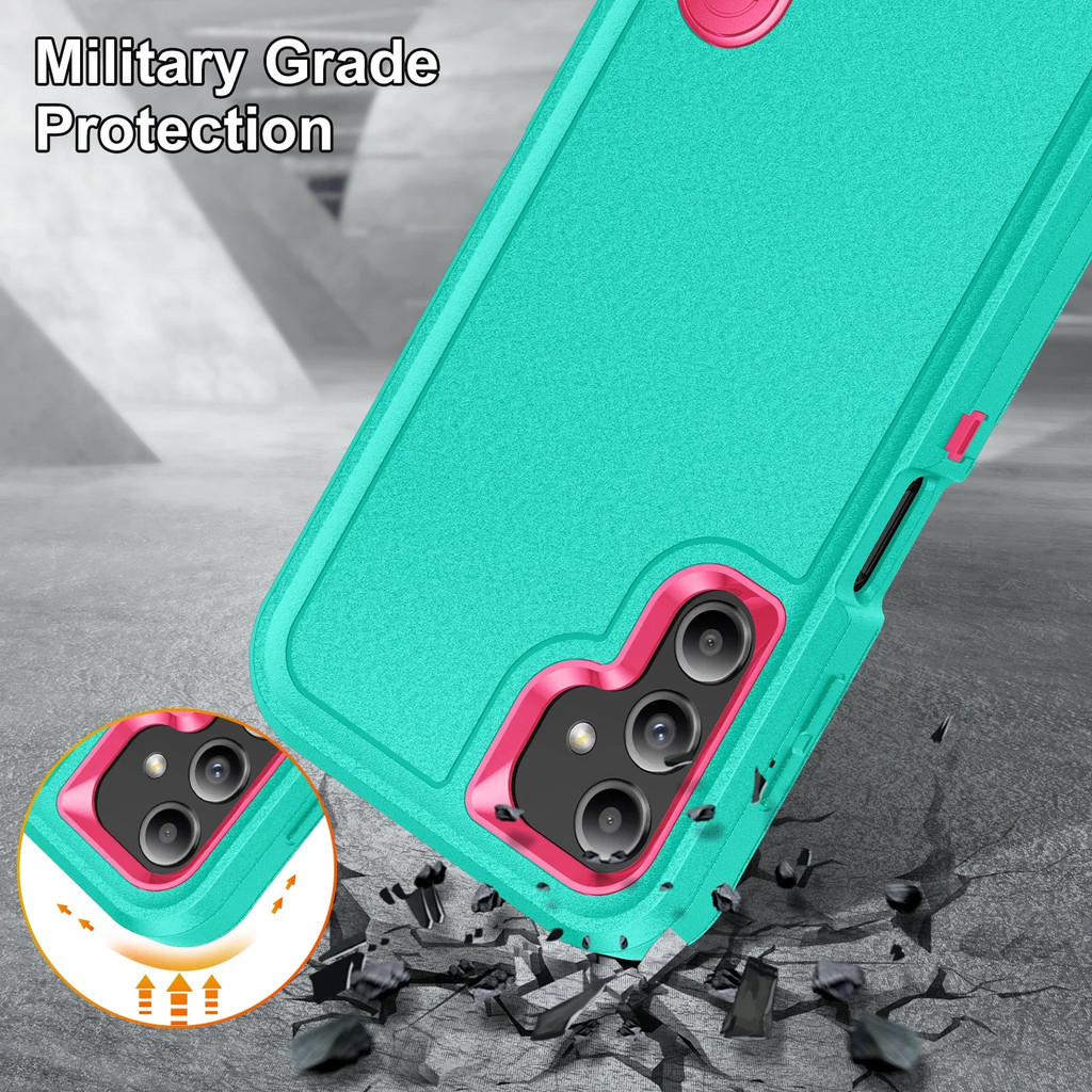 Ốp Lưng Chống Sốc Phù Hợp Mạnh Mẽ Cho Samsung Galaxy A54 5G A15 A14 A53 A13 S23 FE S24 Ultra S22 Plus Túi Điện Thoại Coque