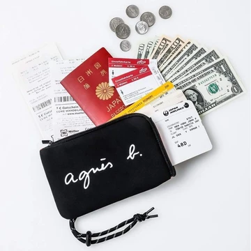 Women's Minimalist Nylon Card Holder – Fits Laptop