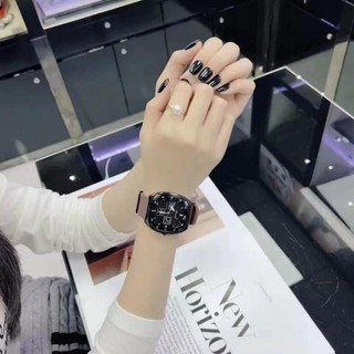Đồng hồ thạch anh vuông Đồng hồ silicon thông thường thanh lịch Đồng hồ đeo tay cặp đôi thời trang Đồng hồ cấp độ ngoại hình cao dành cho nam và nữ