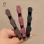 Màu Trơn Phong Cách Hàn Quốc Cắt Tóc Nổ Đầu Trước Kẹp Đổ Xô Barrettes Phụ Kiện Tóc Mới