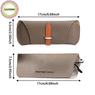 Safenh Unisex Thời Trang Túi Kính Bảo Vệ Bao Da Nam Nữ Di Động Kính Mát Hộp Đọc Sách Kính Mắt Hộp Phụ Kiện VN