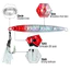 1 Kim Loại Jig Đúc Mồi 14g-100g Chìm Kim Loại Jigging Mồi Nhân Tạo Mồi Cứng Câu Cá Jig Với Mắt 3D Và Móc Hỗ Trợ Đôi