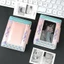 Album thẻ ORDOBOX, Chất kết dính thẻ ảnh Mini PVC 3 Inch, với 16 trang bên trong Album thẻ sưu tập Love Bow Idol Card Collect Book