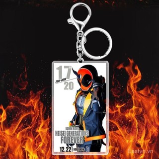 [Mặt Dây chuyền] Mặt Dây chuyền Áp phích Kamen Rider Móc khóa hoạt hình Acrylic hai chiều Kamen Rider Nhân vật Daquan Boutique Mặt Dây chuyền NJ4F
