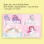 Set 20 Nhãn Vở Hình Ảnh Dễ Thương Mẫu NGỰA PONY - Gì Cũng In - Decal Chống Thấm Nước