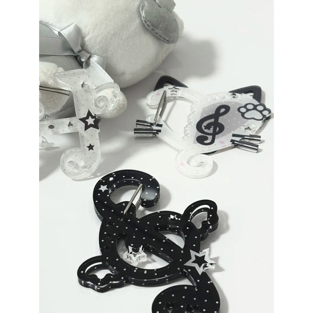 Sổ tay Trang trí Quà tặng Ba lô Mặt dây chuyền Móc khóa Carabiner Túi quyến rũ Acrylic INS Ban đầu Minh họa Đồ trang sức Lều tay dễ thương Hàn Quốc