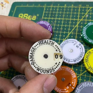 [GOU] Màu sắc sáng tạo và thiết thực Kích thước nhỏ 30MM Theo dõi vết thương tổn sức khỏe 1PC 00-99 Life Tracker VN