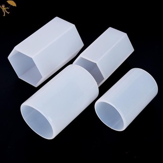 [Gou] Khuôn silicon hình lục giác hình trụ Khuôn làm đồ trang sức bằng nhựa Epoxy Craft DIY Tool VN