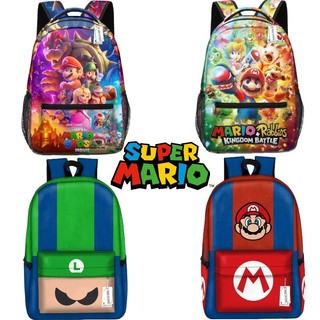 Ba lô Super Mario Bros In đầy đủ Ba lô dung tích lớn Dây đeo vai rộng Giảm căng thẳng Ba lô Túi máy tính Quà tặng sinh nhật