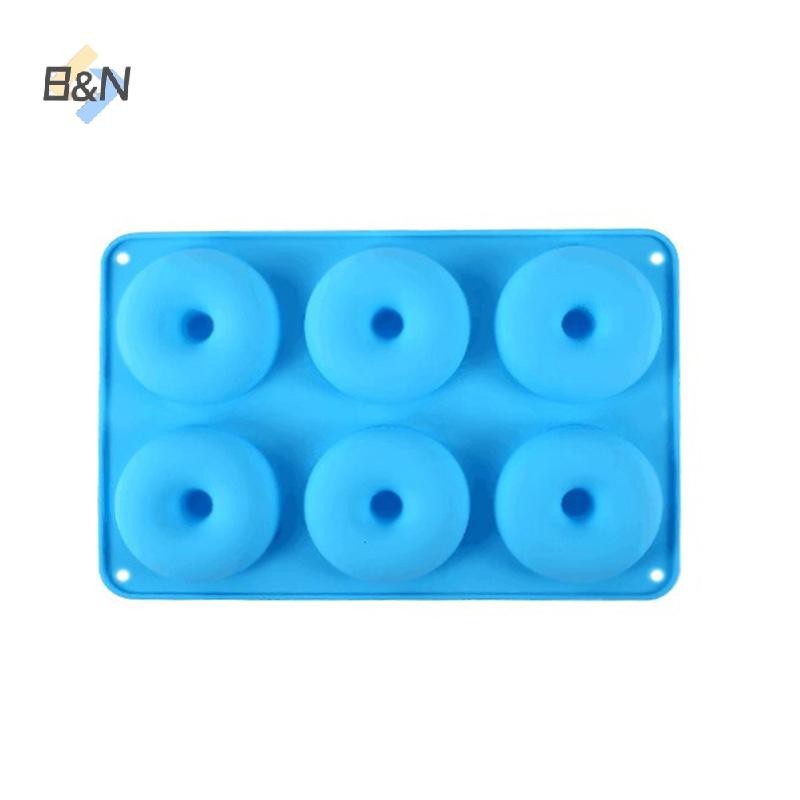 B & N 1 6 Bánh Donut Khuôn Silicon DIY Nhà Bếp Nướng Khuôn Khay Nướng Bánh Donut Làm Kẹo Khuôn Trang Trí Bánh Phụ Kiện.