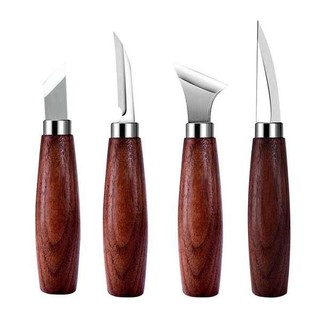 Bộ dao khắc gỗ thủ công, dao cắt, dao thìa, bộ dụng cụ DIY trọn bộ