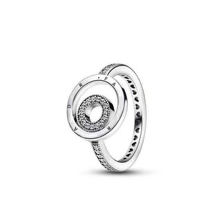 Nhẫn thời trang Spot Goods, hình vương miện xoay, 925, thanh lịch, phong cách cổ điển, cho phụ nữ.