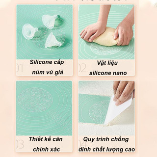 Thảm làm bánh ngọt silicon,Thảm nướng chống dính,Thảm quầy,Thảm cán bột,Vật liệu silicone cấp PET