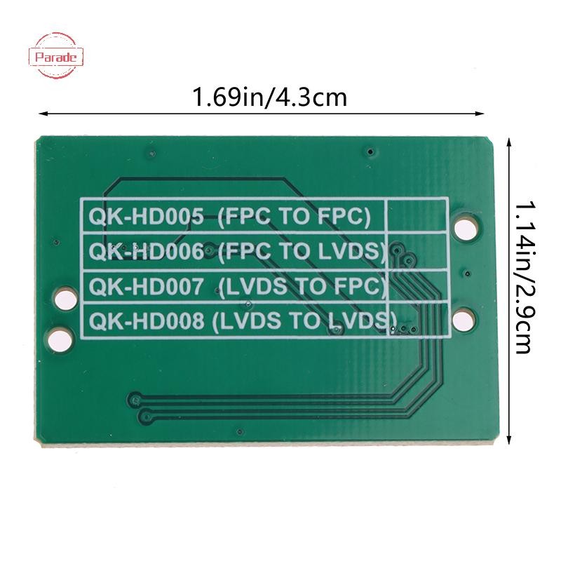 Màn hình LCD diễu hành Thay thế màn hình LCD Bộ chuyển đổi tín hiệu Bảng mạch QK0801A 0802A 0802B Đầu nối cáp Bộ chuyển đổi Bảng phụ kiện sửa chữa VN