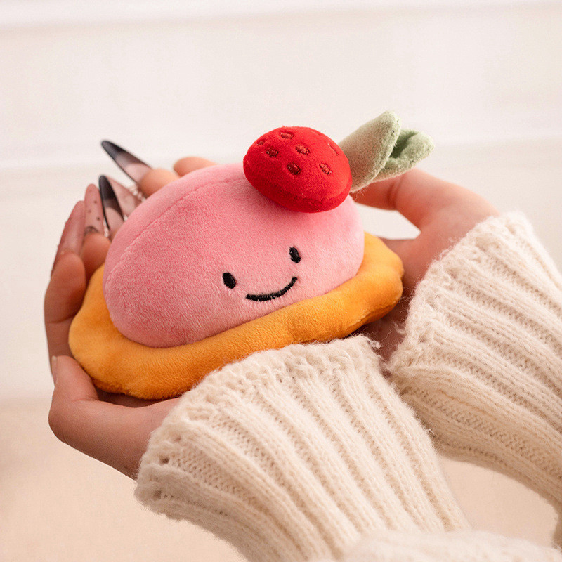 Pn Giả Dễ Thương Dâu Bánh tart Sang Trọng Búp Bê Quà Tặng Cho Bé Gái Trang Trí Nhà Đồ Chơi Nhồi Bông Cho Trẻ Em