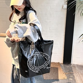 Túi tote snap từ tính đơn giản thời trang bạc mới