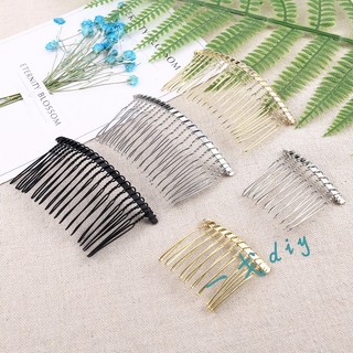 Kẹp tóc răng lược sắt chất lượng cao, phụ kiện handmade DIY, 1 cái