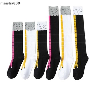 Meisha888 Chân Gà Chân Tất Nữ Trên Đầu Gối Dài Tất Hoạt Hình Ngộ nghĩnh Cotton Chân Gà Móng Vuốt Nữ 3D In Đùi Tất Cao Cấp