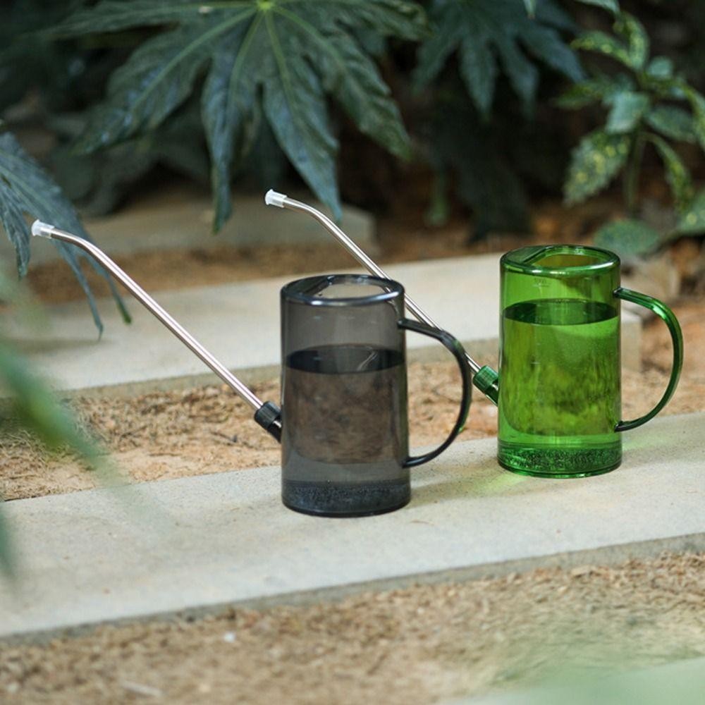 ITRUMPET 1 Cái Bình Tưới Cây, 1L / 1.5L Hoa Ấm Siêu Tốc Tưới Hoa, Miệng Dài Dung Tích Lớn Có Thể Đo Được Làm Vườn Bình Tưới Cây Văn Phòng Tại Nhà Sân Vườn Ngoài Trời Bãi Cỏ
