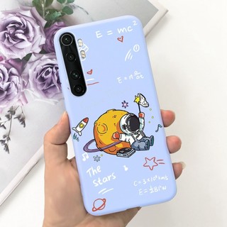 Dành Cho Xiaomi Mi Note 10 Lite Vỏ Mèo Phi Hành Gia Khủng Long Slim Matte Vỏ Điện Thoại Cho Xiaomi Note 10 Lite MiNote 10 Lite