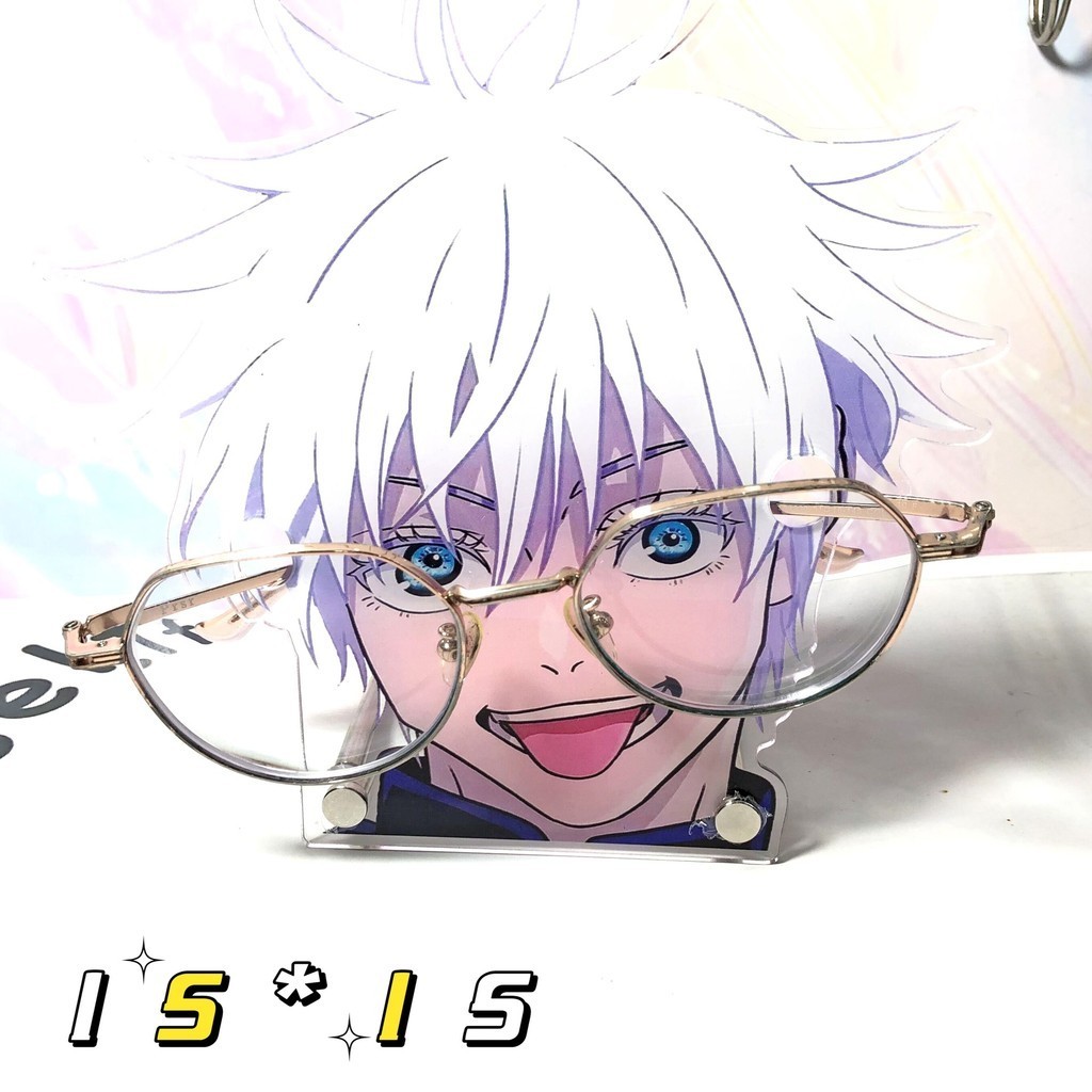 SQ3 Anime Hoạt Hình Acrylic Kính Mắt Khung Quà Tặng Cho Bé Gái Trang Trí Satoru Gojo Levi Arima Kana Ruby Yamada Ryo QS3