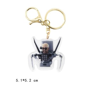 GC9 Skibidi Vệ Sinh Gaint Bay G-Toilet Cameraman acrylic Móc Khóa Túi Móc Khóa Mặt Dây Chuyền CG9