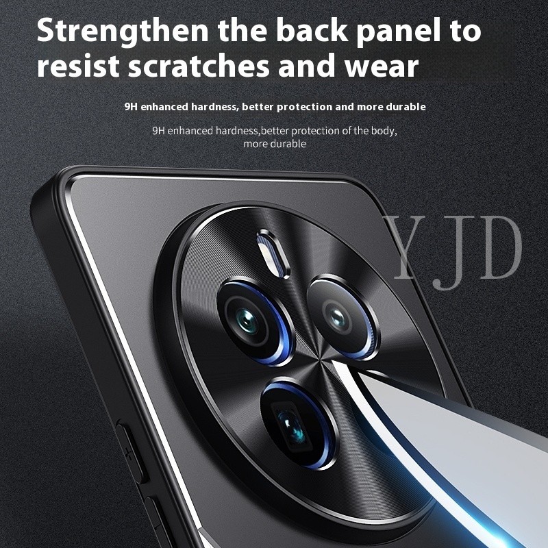 Ốp Lưng Cho Realme 12 Pro 12Pro + Kim Loại Hợp Kim Nhôm Bao Gồm Tất Cả Vỏ Điện Thoại Chống Sốc