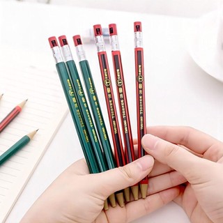 Bút chì cơ MEGOCE, Bút chì tự động loại ép 2.0MM 2B, Chất lượng cao đi kèm với máy mài Văn phòng phẩm Phác thảo Vẽ công cụ viết Bút chì di động Thiết kế truyện tranh phác thảo