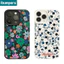 ibumpers Ốp Lưng IPhone Xinh Độc Đáo Hoa Hoạt Hình Cho IPhone 16 15 14 12 13 11 Pro Max IP 7 8 Plus X XS XR Ốp Điện Thoại Silicon Mềm Chống Sốc