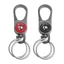 Móc khóa ô tô DELMER Titanium, Kẹp chìa khóa bằng hợp kim kẽm đánh bóng bằng titan Carabiner, Chế biến CNC sáng tạo Phong cách kinh doanh Móc khóa titan chống gỉ cho nam giới