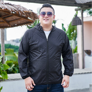 [Plus Size] 11XL Nam Dài Tay Có Mũ Trùm Đầu UPF50 Chống Tia UV Mỏng Đi Biển Ngoài Trời Oversize Áo Khoác Chống Nắng