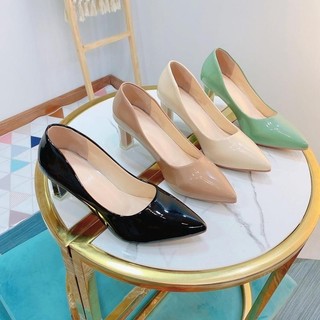 Giày Cao gót 7cm  Búp bê Cao Gót Meka nhẹ nhàng, thanh lịch và lót mút êm chân - Kho Xưởng Bánh Bèo mã GotLy Nữ Shoes