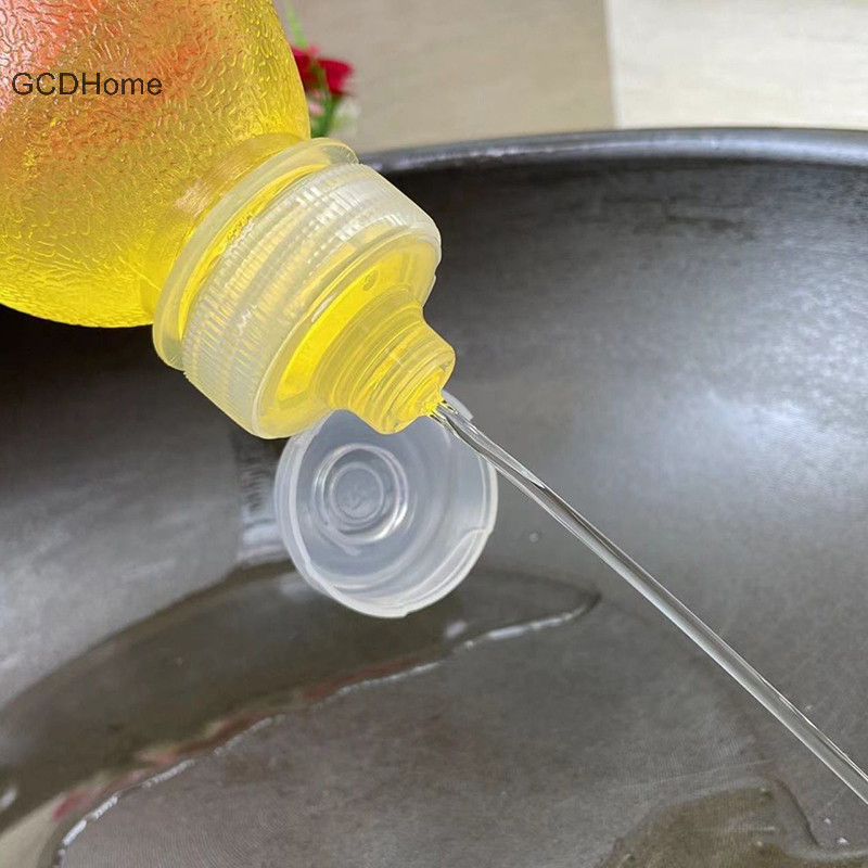 Gcdhome 1000ML Bóp Chai Gia Vị Nước Sốt Chai Dầu La Hét Chai Kiểm Soát Dầu Nhiệt Độ Cao HOT