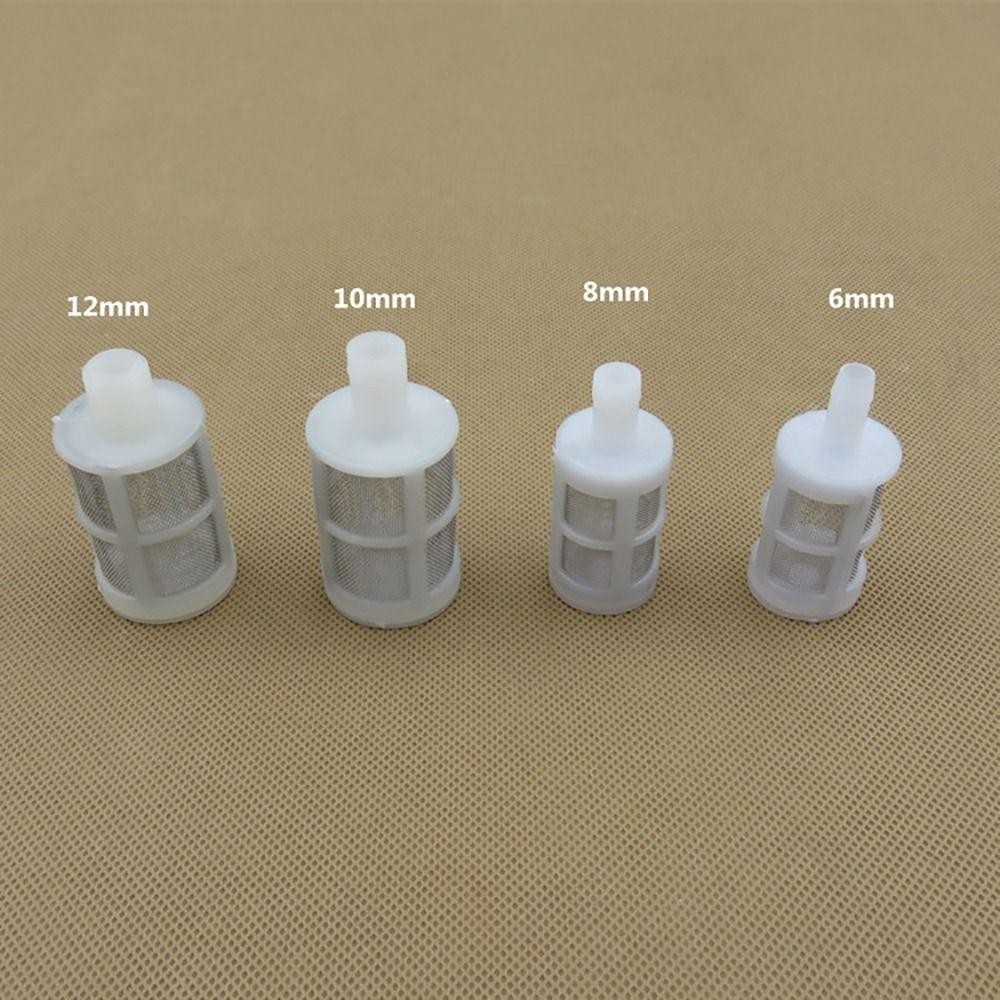 ITRUMPET 1 / 5 Bộ Lọc Máy Bơm Nước, Thủy Lợi Bể Cá Cung Cấp 8 Mm 10 Mm 12 Mm Microfilter Nước, Vật Dụng Lọc Thép Không Gỉ Màng Bơm Ống Lọc Lưới