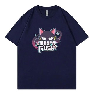 Xanh Anime Lưu Trữ Áo Đường Rush Ngộ nghĩnh Nam / Nữ Quần Áo Unisex Dạo Phố Manga Cosplay Quần Áo Cotton Đồ Họa Áo Thun