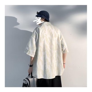 Áo Sơ Mi Tay Ngắn Cho Nam Mùa Hè Phong Cách Nhật Bản Cao Cấp size Lớn Nam Rời Áo Mới Phong Cách Trung Hoa