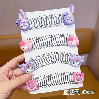 Lược chải tóc bé gái, tạo tác vô hình phía sau đầu, sắp xếp tóc gãy, kẹp tóc, chèn lược