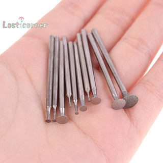 [Lostcorner] 10 Phụ kiện mũi mài Công cụ điểm gắn chân chữ T siêu mỏng [Mới]