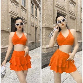 Set váy xòe thể thao TS01 tập aerobic, đi bơi, ...co giãn thoải mãi khi tập